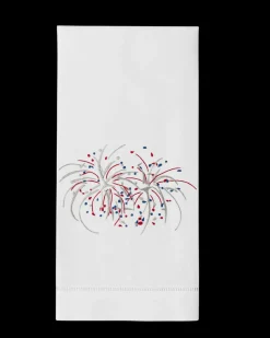 Happy 4th Fireworks Hand Towel