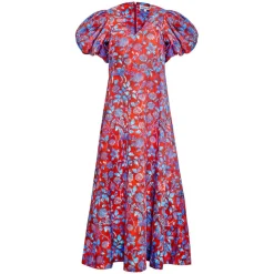 Harrison Dress in Crimson Canyon