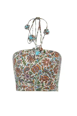 Hava Bustier in Blue Iris
