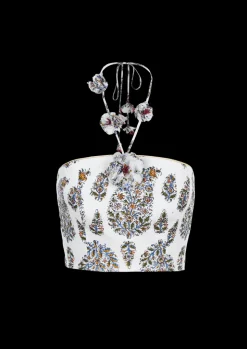 Hava Bustier in Paisley