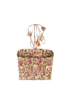 Hava Bustier in Pink Lotus