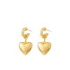 Heart & Soul Gold Earrings