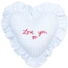Heart Ruffle Pillow