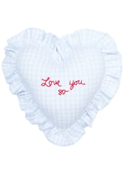 Heart Ruffle Pillow