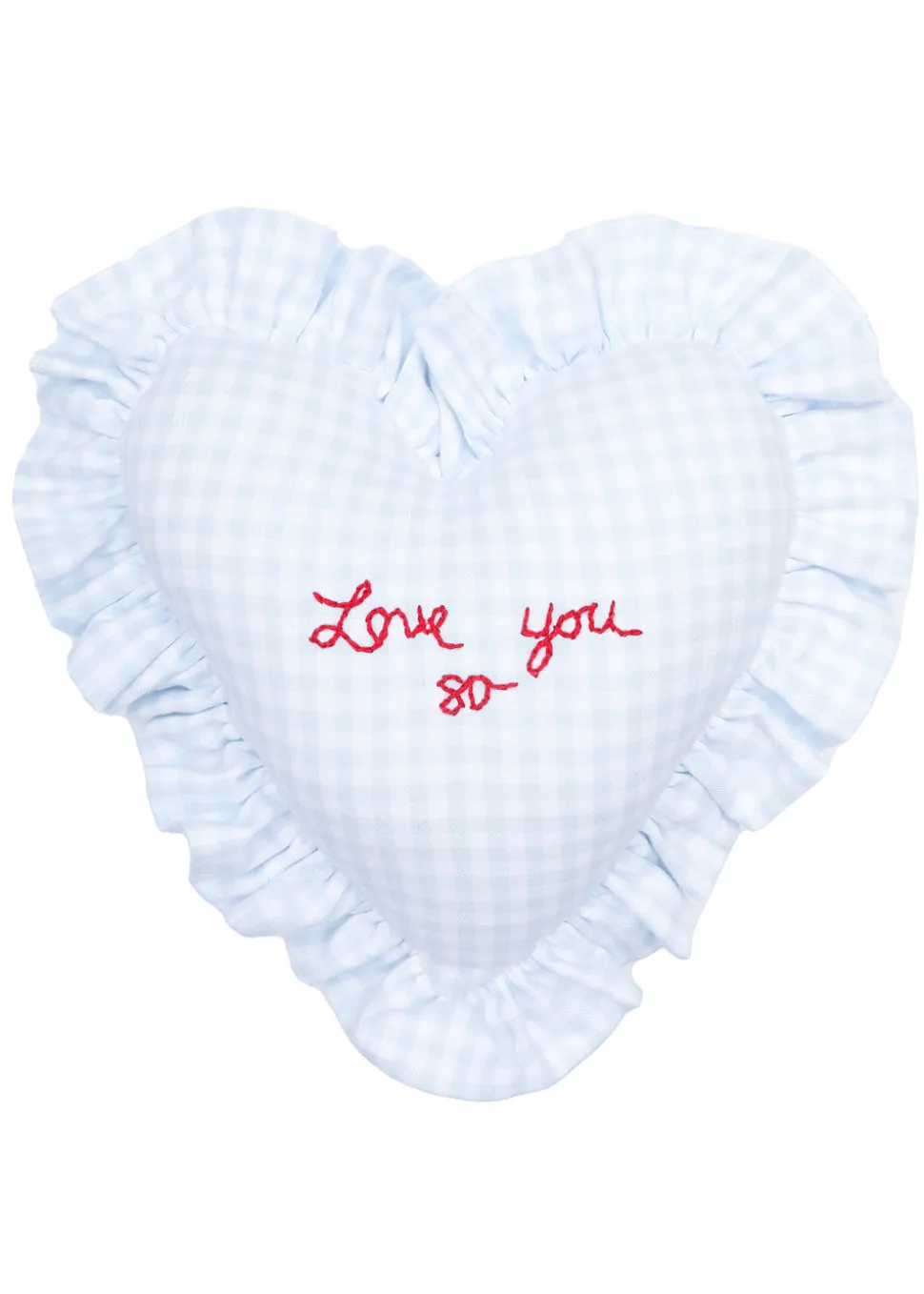 Heart Ruffle Pillow