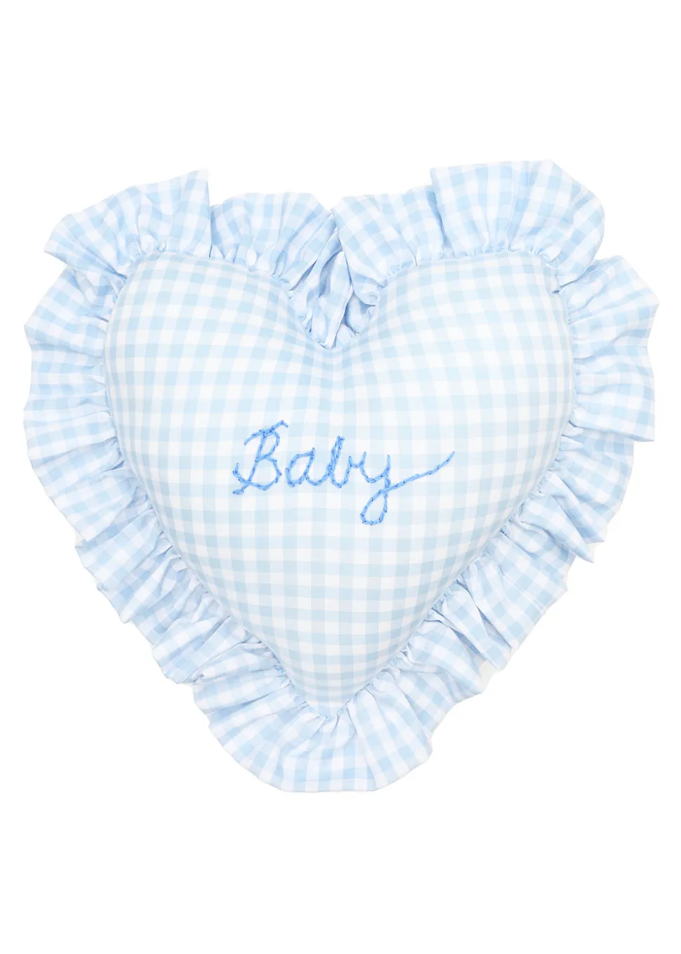 Heart Ruffle Pillow
