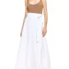 Helena Wrap Skirt in White