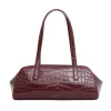 Helios in Oxblood Croc