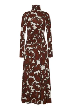 Hera Dress in Mystic Flora Olive