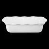 Heritage Fluted Loaf Pan in White