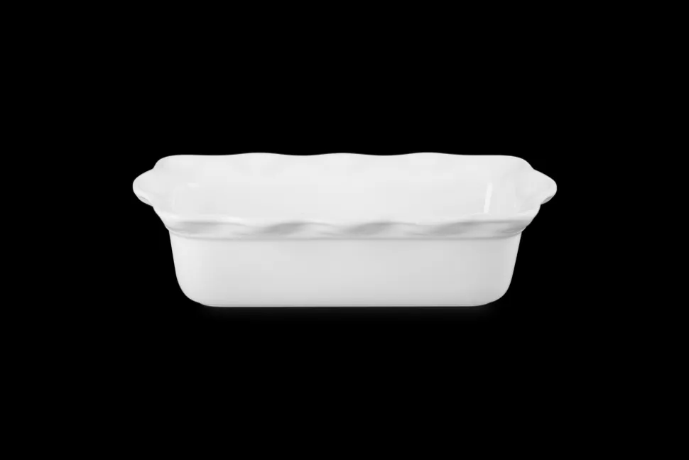 Heritage Fluted Loaf Pan in White