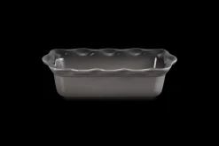 Heritage Fluted Loaf Pan in Oyster