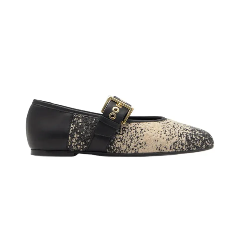 Hermi in Black & Ecru