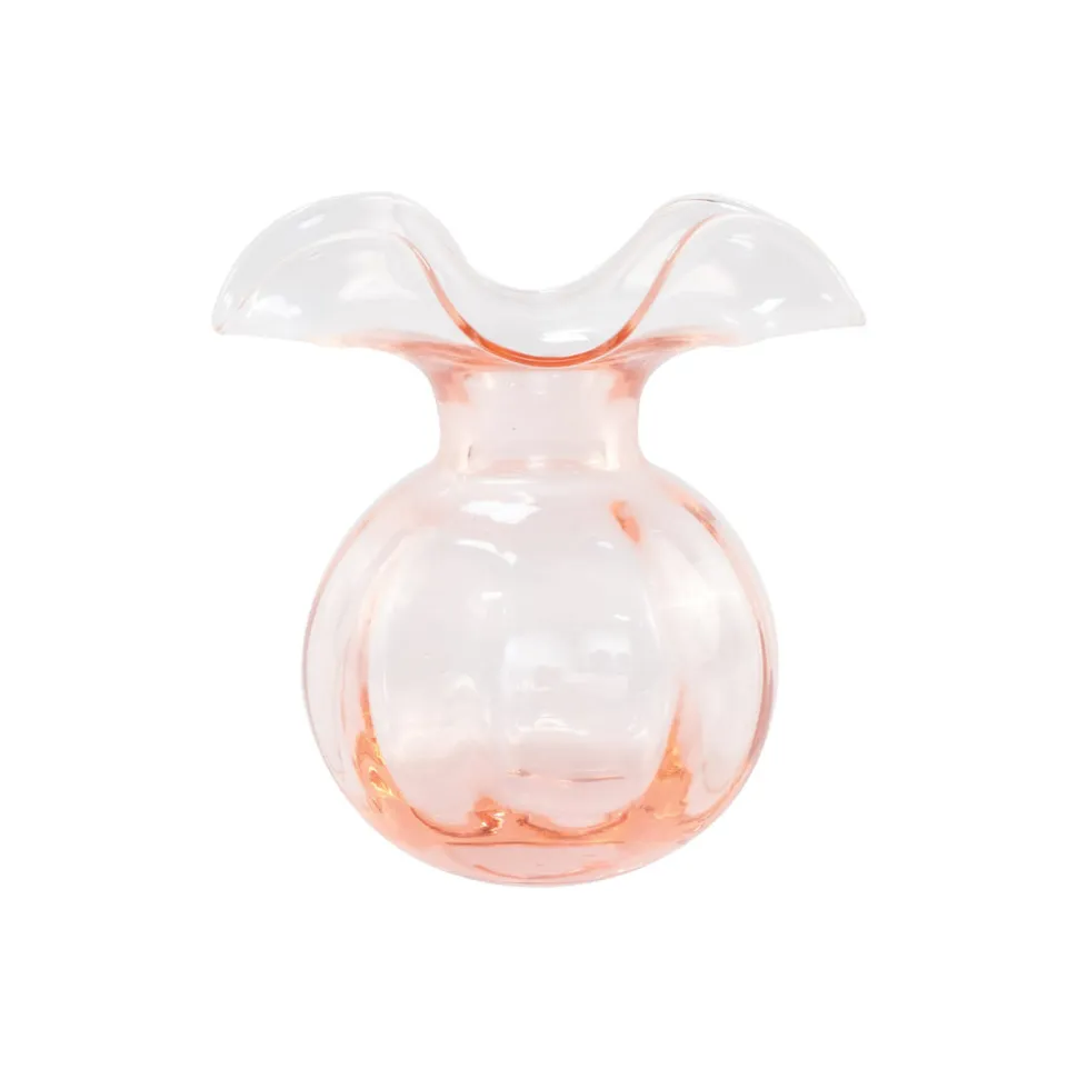 Hibiscus Glass Bud Vase