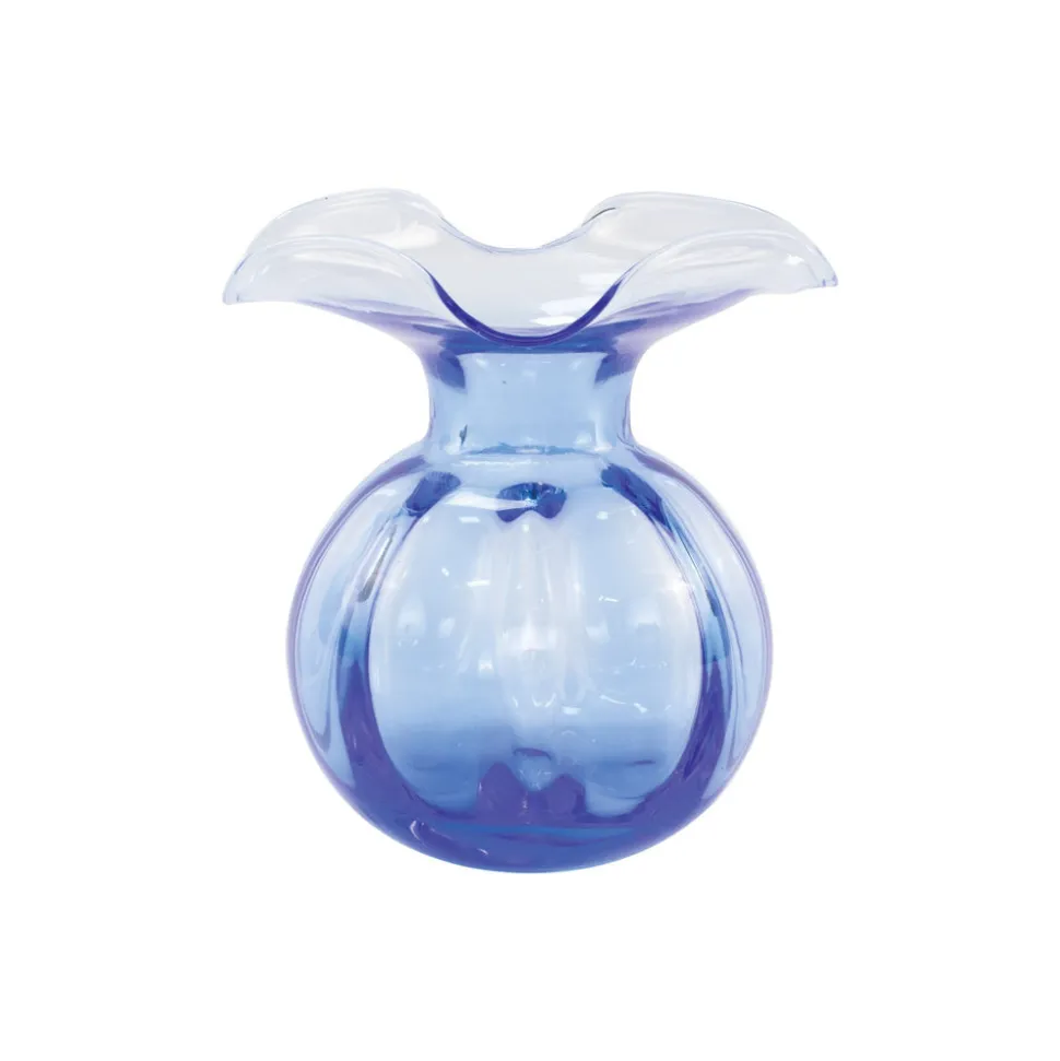 Hibiscus Glass Bud Vase