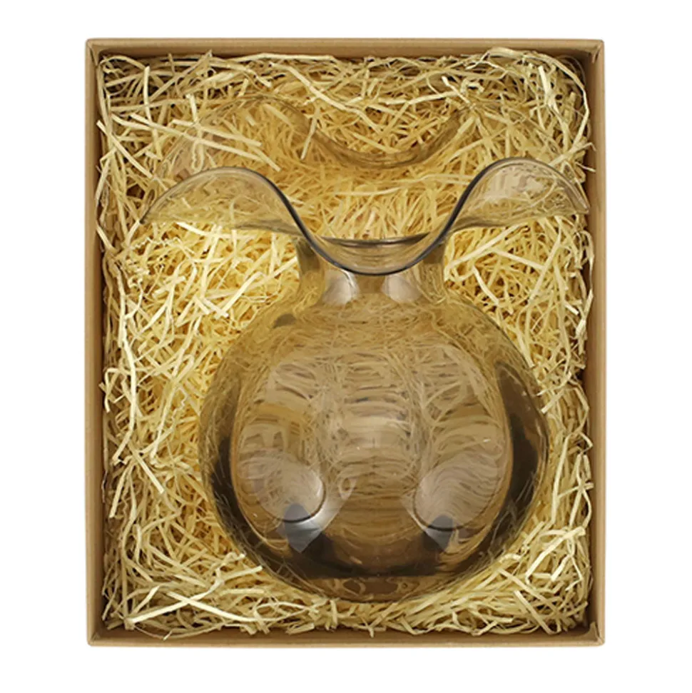 Hibiscus Glass Bud Vase