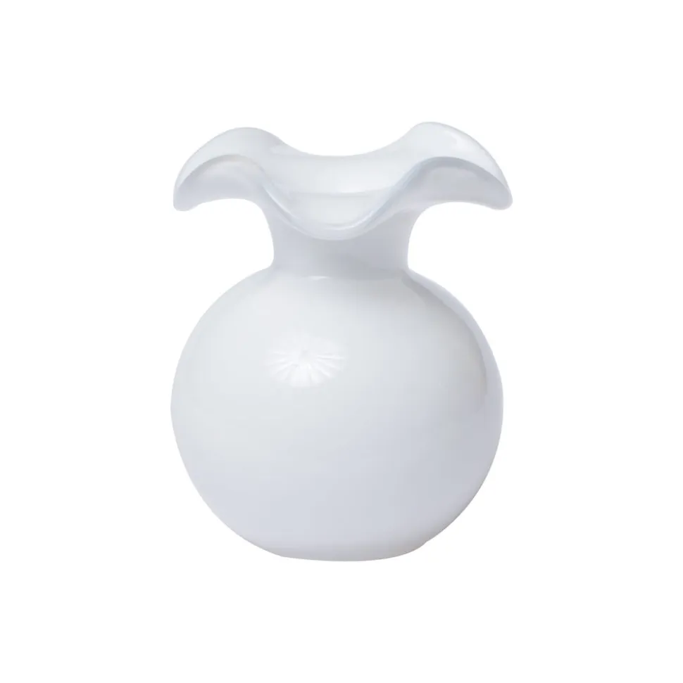 Hibiscus Glass Bud Vase