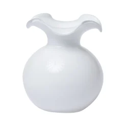 Hibiscus Glass Small Fluted Vase
