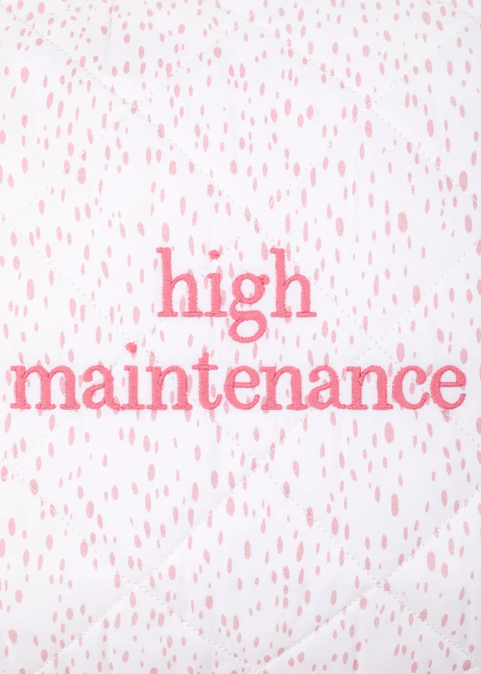 High Maintenance Celine Hearts Mini Pillow