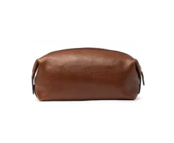 Holdall No. 101 Toiletry Bag in Vintage Tan Leather