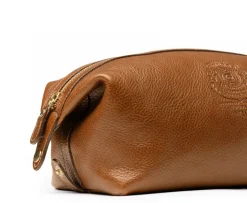 Holdall No. 101 Toiletry Bag in Vintage Tan Leather