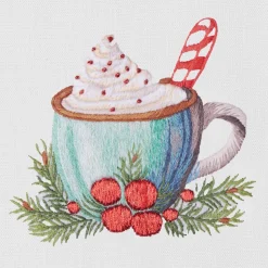 Holiday Hot Chocolate Hand Towel