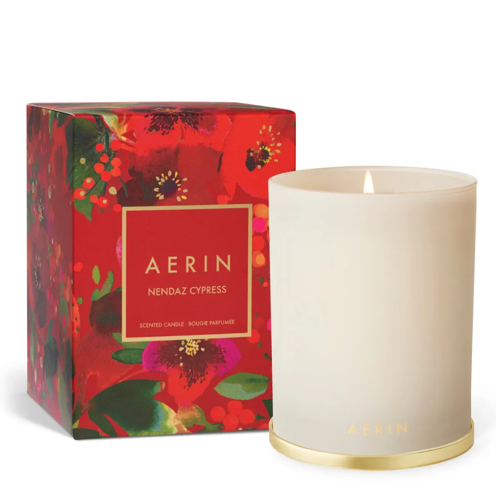 Holiday Nendaz Cypress Candle in Cream - 9.5 oz