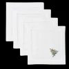 Holiday Tree Cocktail Napkins, Set of 4