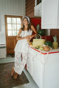 Honeymoon Pant in White