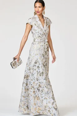 Honora Gown in Golden Gardens