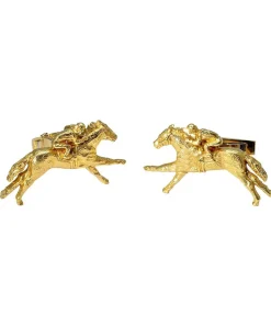 Horse and Rider Cuff Links