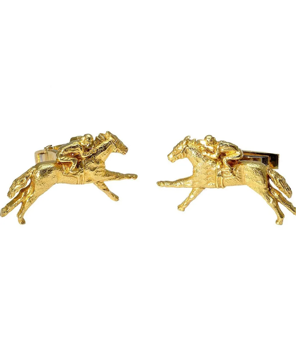 Horse and Rider Cuff Links