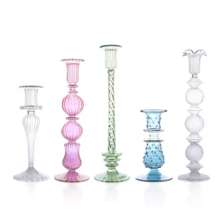 Horus Glass Candlestick