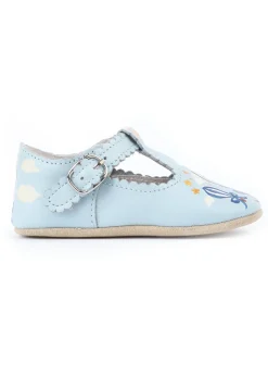 Hot Air Balloon Hand-Painted Baby Shoes