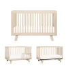Hudson 3-in-1 Convertible Crib with Toddler Bed Conversion Kit in Washed Natural
