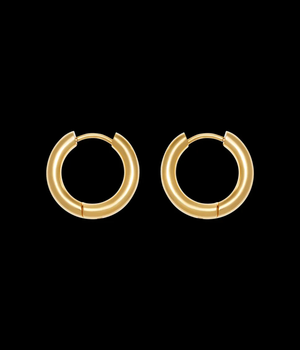 Huggie Hoops in Gold