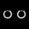Huggie Hoops in Silver