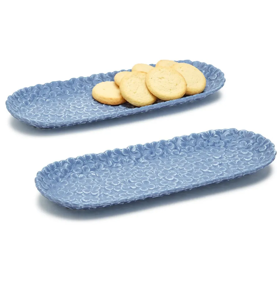 Hydrangea Tidbit / Cracker Dish