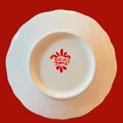 I Googled My Symptoms and It Turns Out I Only Need Good Pasta and Good Wine Scalloped Plate, Set of 6