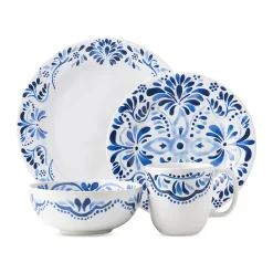 Iberian Journey Indigo 4-Piece Place Setting