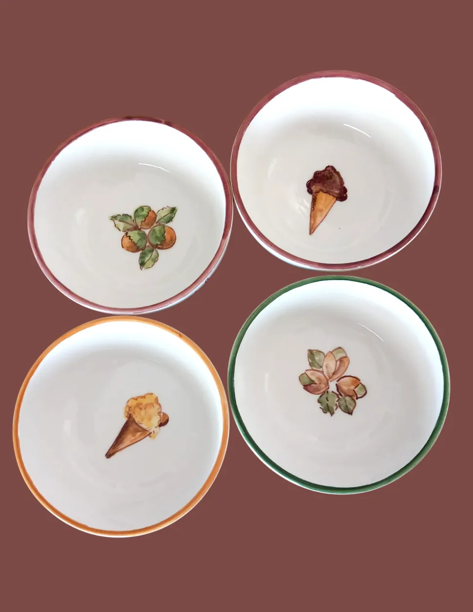 Ice Cream Bowls, Set of 6