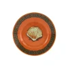 Il Viaggio Di Nettuno Bread Plate in Rock Orange