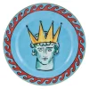 Il Viaggio Di Nettuno Sea Blue Dinner Plate