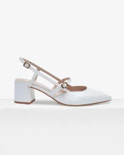 Iman Sandal in Faux Crocodile Leather