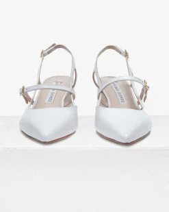 Iman Sandal in Faux Crocodile Leather
