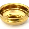 Indian Handi Serving Bowl in Brass Colored Stainless Steel