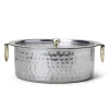 Indian Patila Pot with Brass Handles