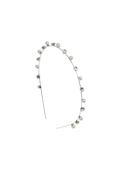 Ines Crystal Pearl Headband