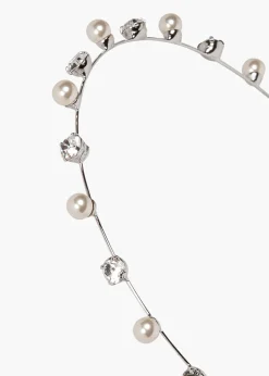 Ines Crystal Pearl Headband
