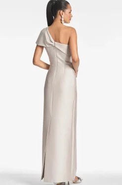 Ines Gown in Frosty Pewter